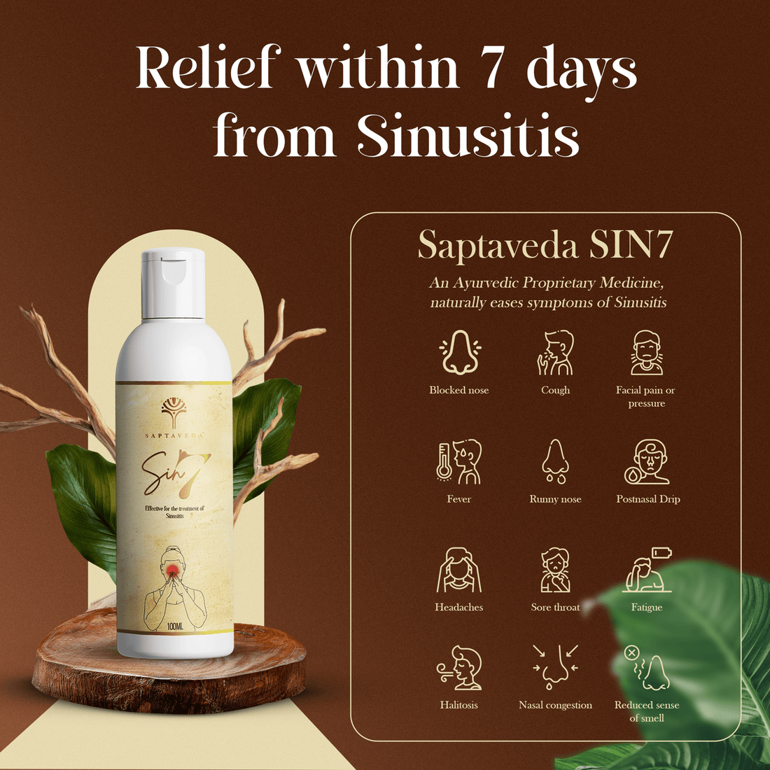 The Power of Natural Sinus Relief in Ayurveda - Saptaveda Herbals